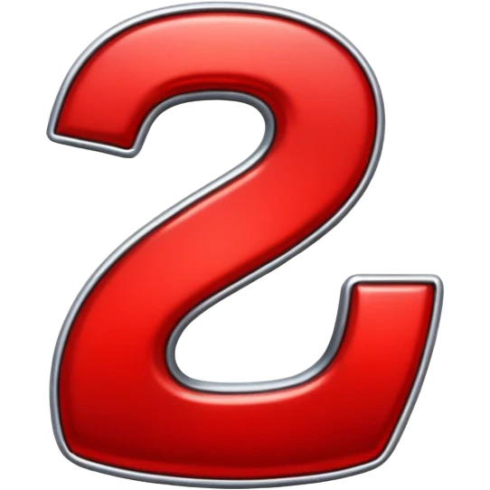 Red number "2" emoji