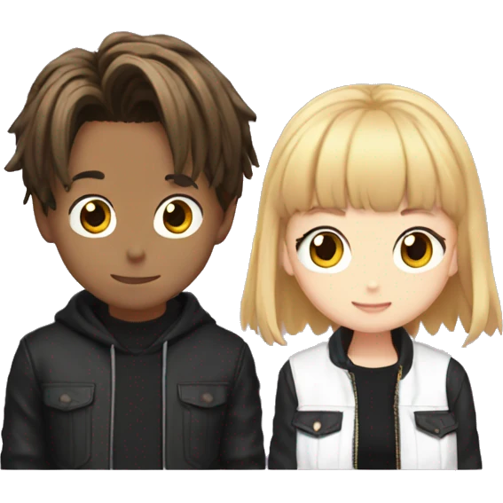 Jungkook with lisa emoji
