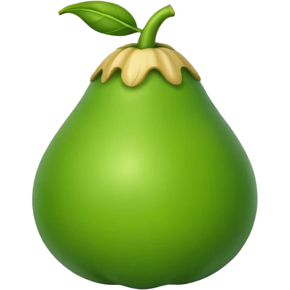 Calabash no face emoji