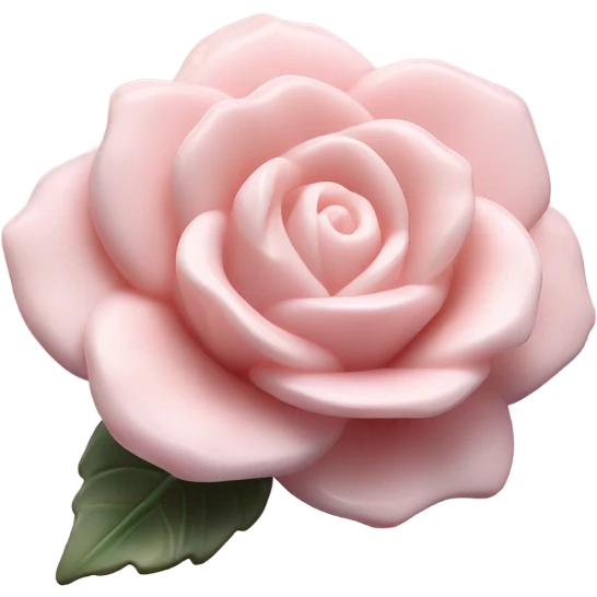 Pink Opal crystal rose flower emoji