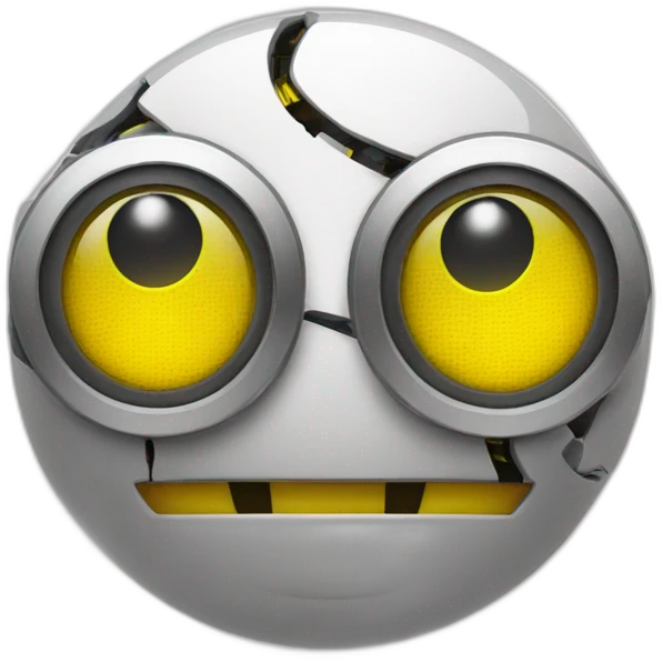 smiley-face-with$cyborg-eye emoji