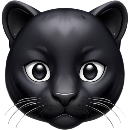 Black phanter smalo animal emoji