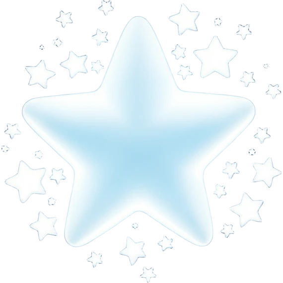 tiny white stars emoji