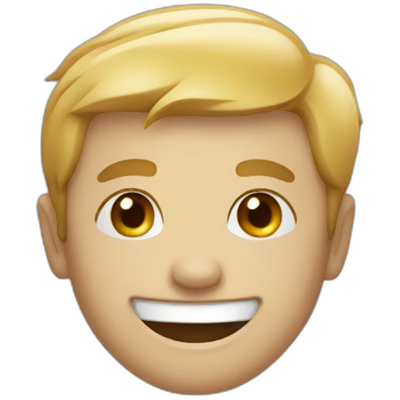 Happy face emoji