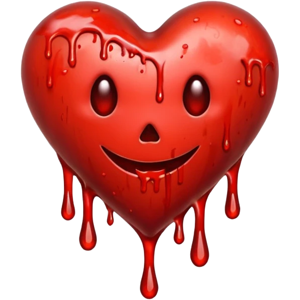 halloween heart emoji