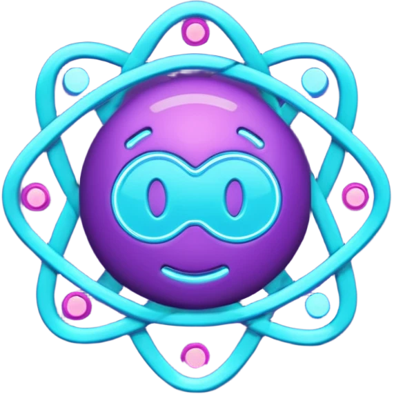 futuristic minimalistic emoji icon, glowing letters "SANG" made of three neon lines merging together, representing Storm, Atom and NoizeGames, neon purple (#8B5CF6) and cyan (#00E0FF) glow, dark tech background, unity and energy vibe, 1:1 aspect ratio emoji
