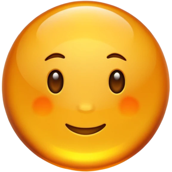 amber sphere emoji
