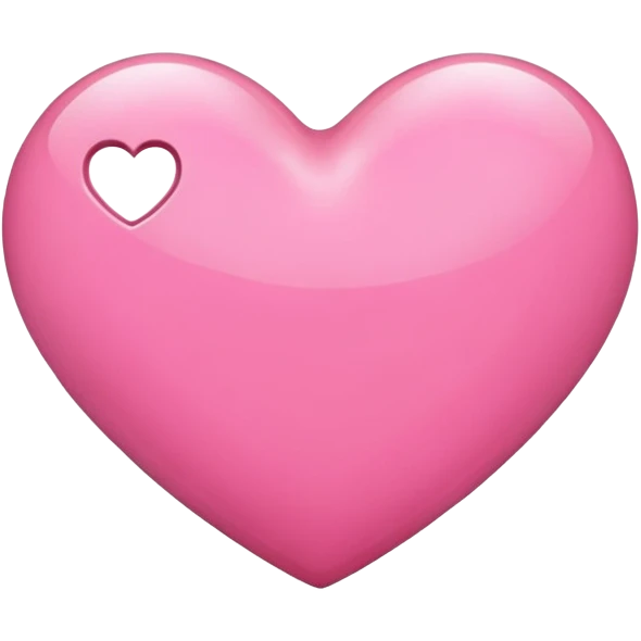 Pink heart  emoji