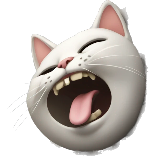 Cat licking a building  emoji