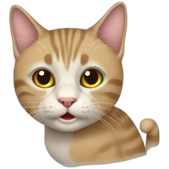 cat scracthing emoji