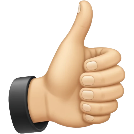 Thumbs up emoji