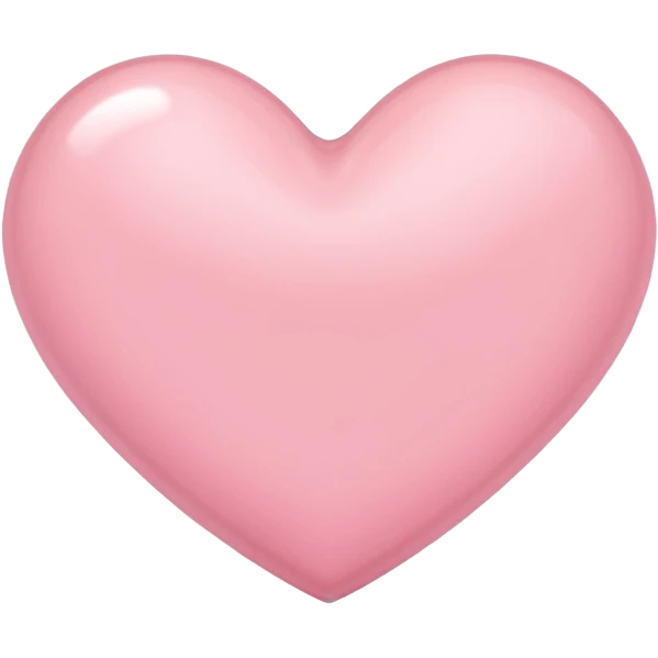 Light pink heart emoji
