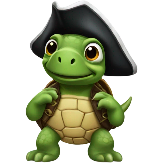 Pirate turtle emoji