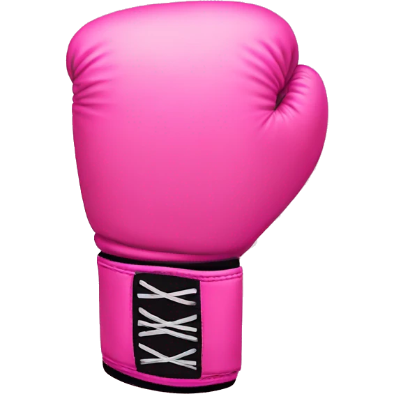 Pink boxing gloves  emoji