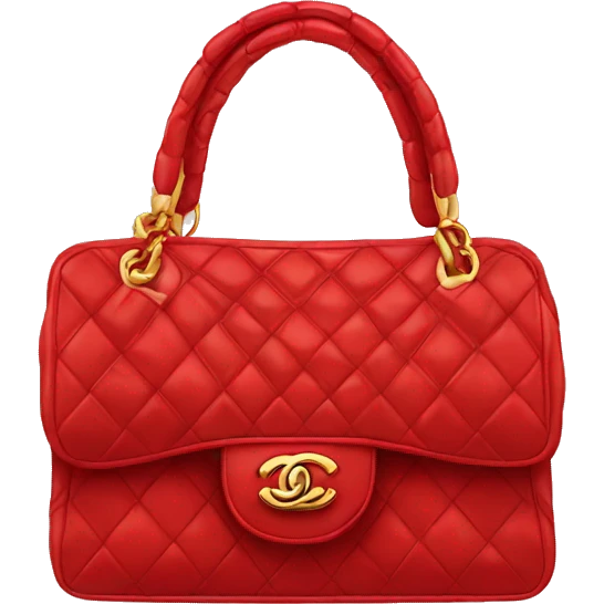 Red chanel bag emoji