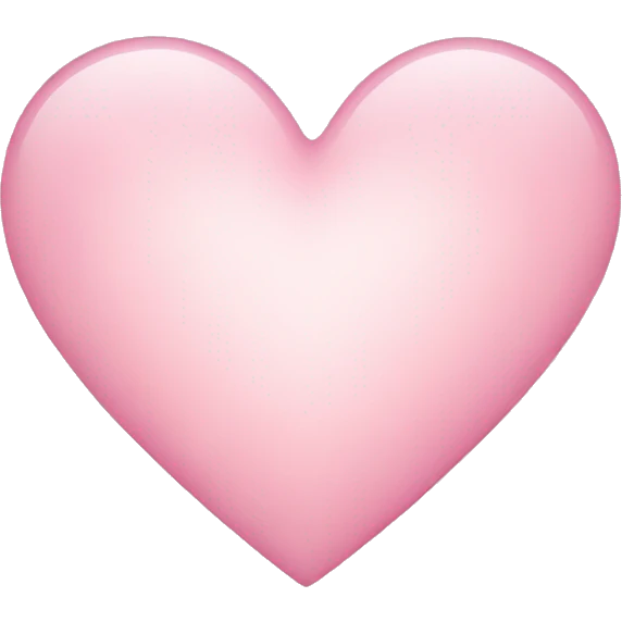 light pink heart emoji