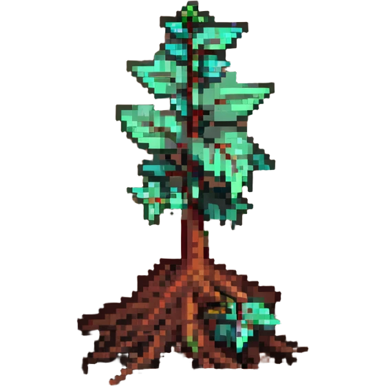 a sapling sprouting from soil emoji
