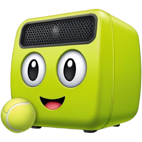 Tennis ball speaker box bfdi emoji