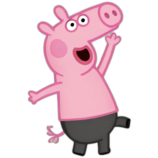 Peppa-pig-dab emoji