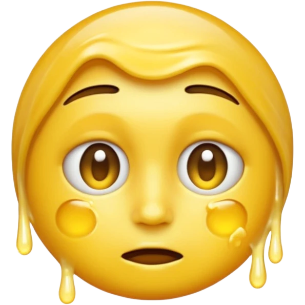 I want the emoji to be dizzy and sweaty and sweaty and transparent with yellow skin color emoji
