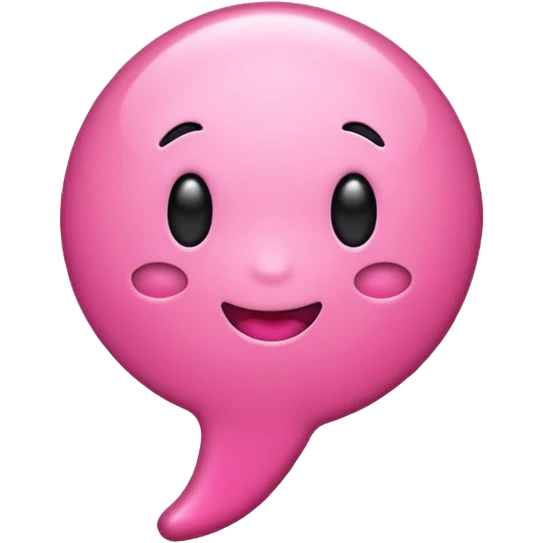 Pink emoji