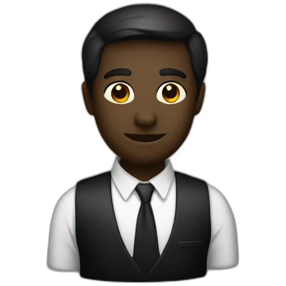 Un noir dans le noir emoji