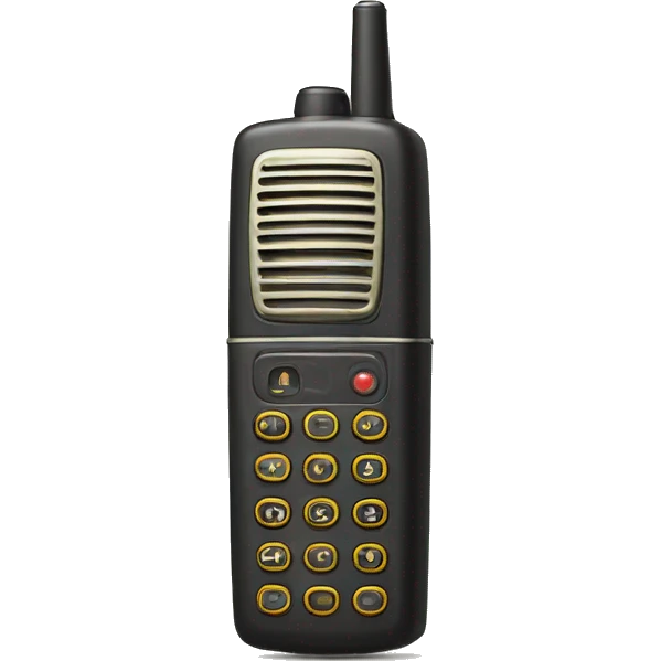 vintage Walkie talkie emoji