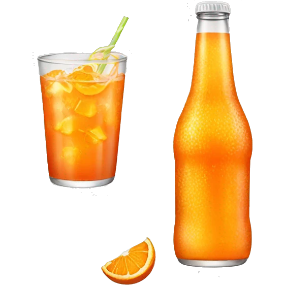 Orange soda emoji