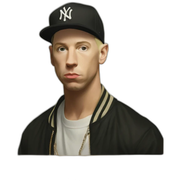 Eminem in style of Sorolla emoji