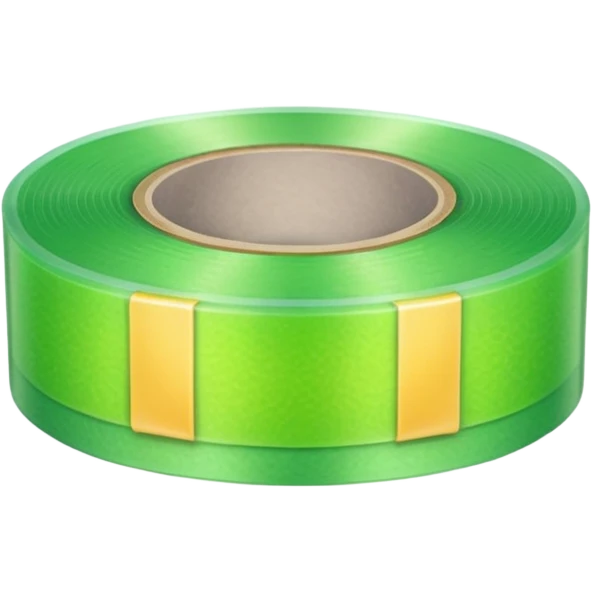 emoji of warm light green tape emoji