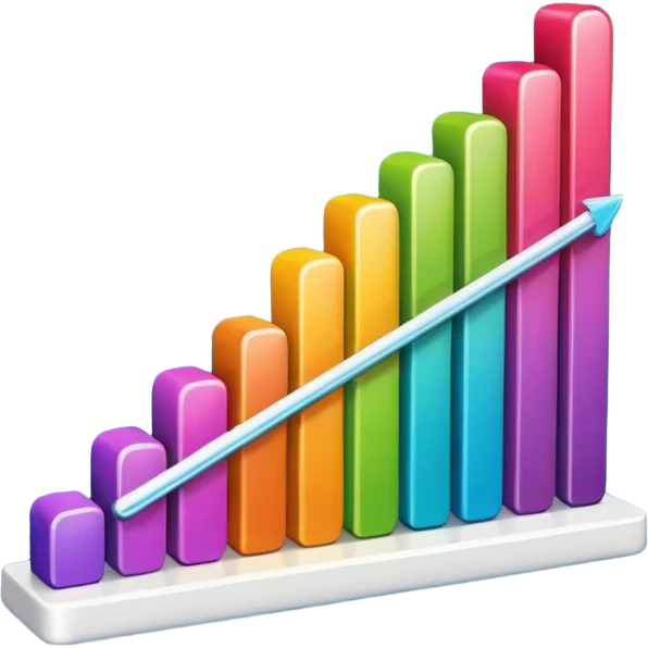 gráfico de ventas emoji