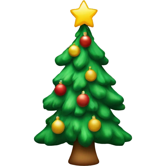 Christmas tree emoji