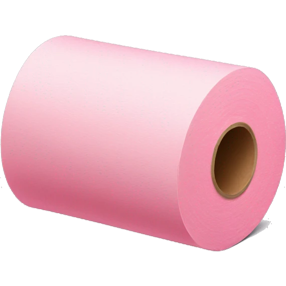 Pink toilet-paper roll  emoji