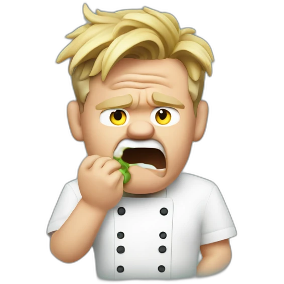gordon ramsay vomiting emoji