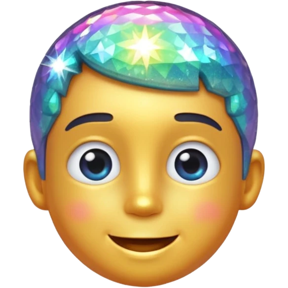 Sparkly little man emoji