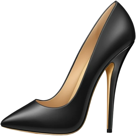 black high heels emoji