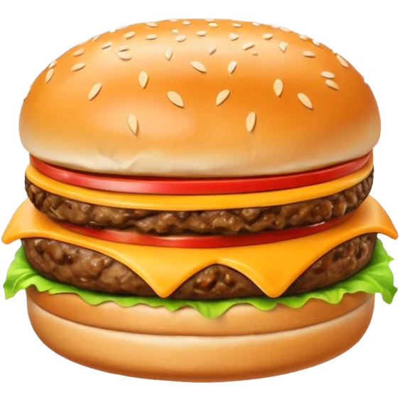 plain cheeseburger emoji