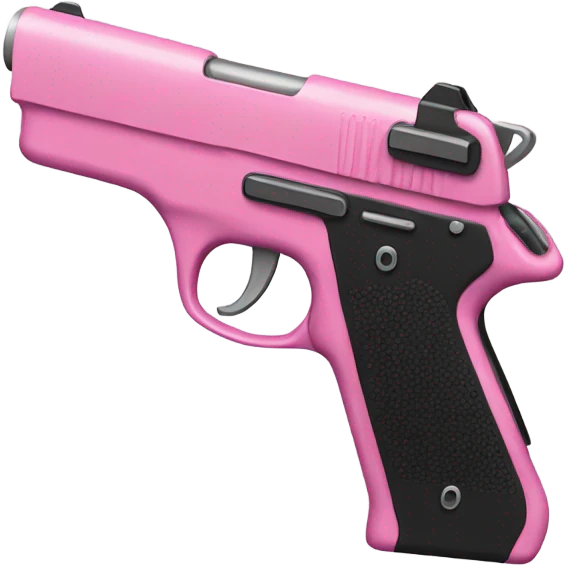 Pink gun emoji