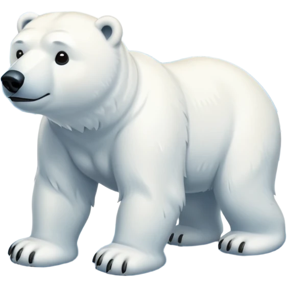 white winter & artic animal (except bear)  emoji