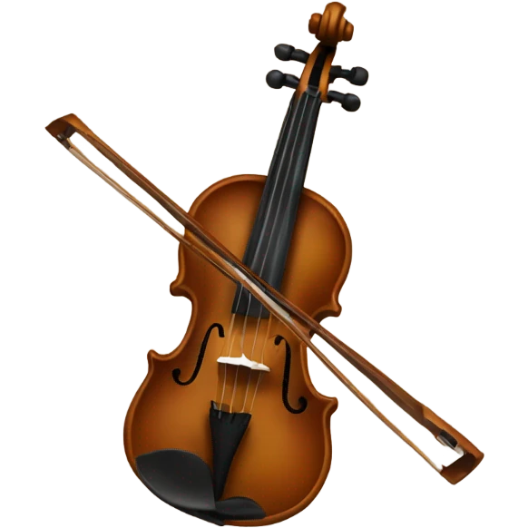 Poop playing violin emoji