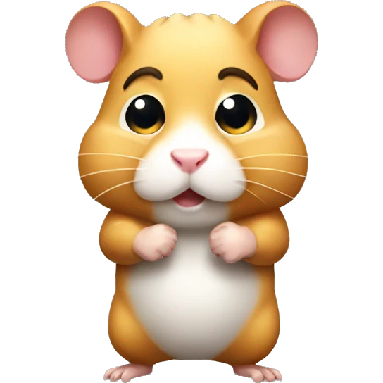 hamster bodybuilder emoji