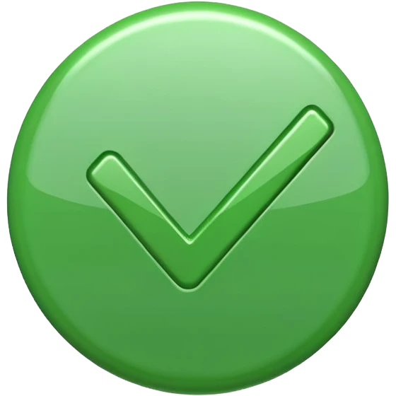Green tick symbol emoji