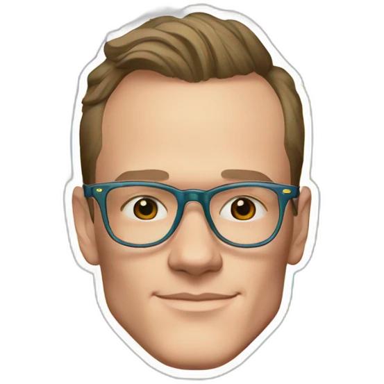 Jonathan Toews wearing glasses inside a rainbow bubble with pastel roses emoji