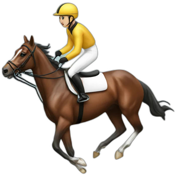 Jockey whip emoji
