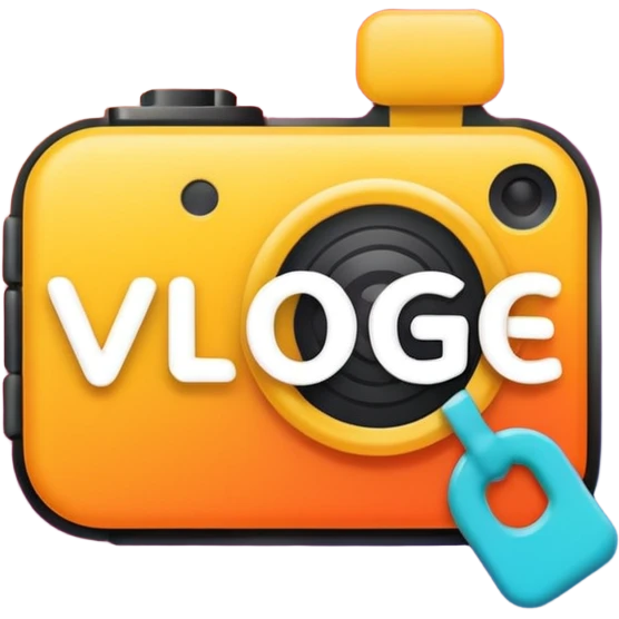 Vlog logo emoji