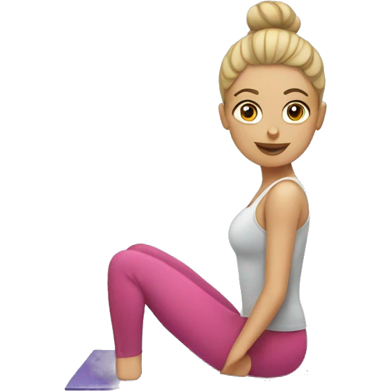 Pilates girl emoji