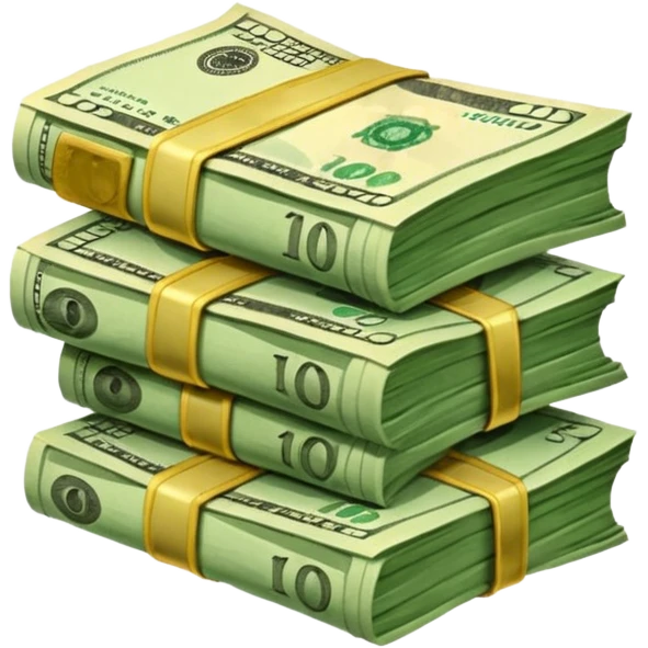 Falling value of the dollar emoji