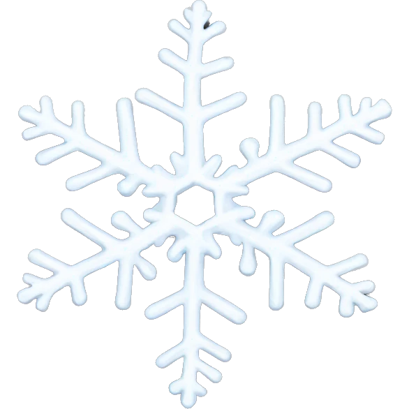 Melting snowflake emoji