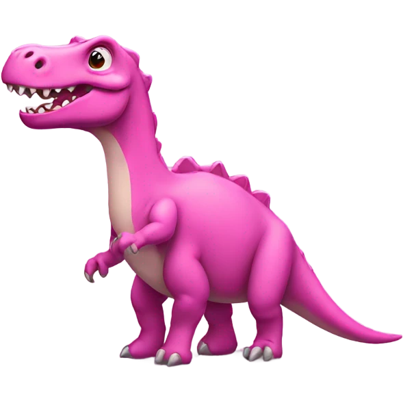 pink dino emoji