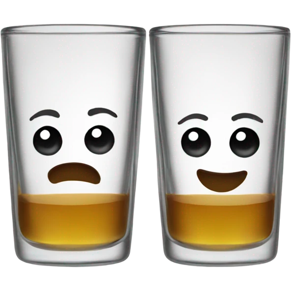 Two shot glasses  emoji